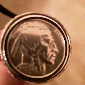 Fab.Silver Ring w/REAL nickel 1936